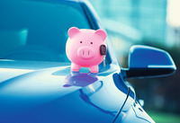 Sparschwein Auto